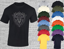 DRUID SYMBOL MENS T SHIRT CELTIC PAGAN VIKING NORSE ENGLISH