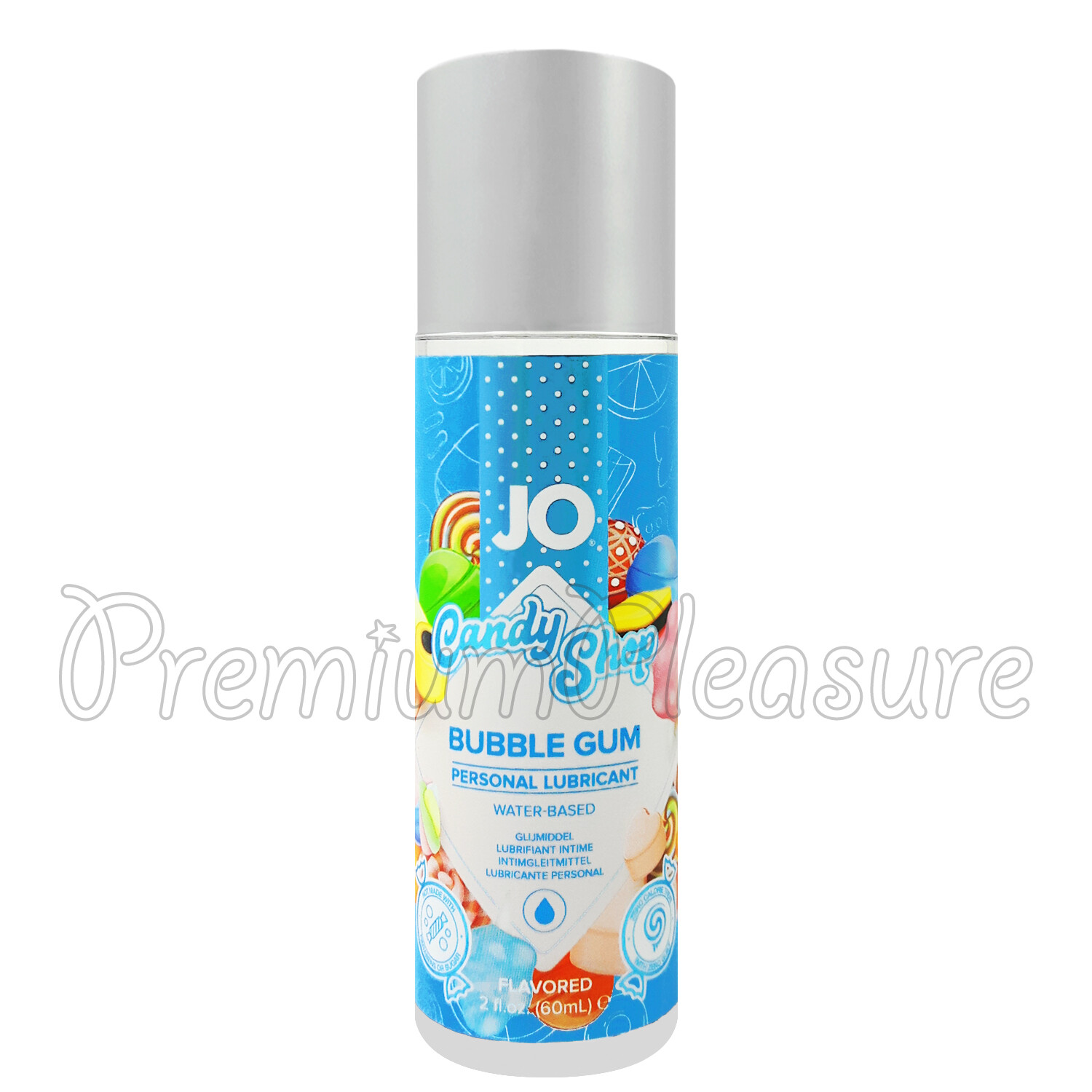 System Jo Candyshop Burbuja Goma Lubricante Agua Basado Con Sabor A 60Ml/29.6Ml