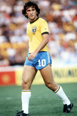 Arthur Antunes Coimbra Zico Brazilian Football Player Wall Art POSTER  20