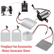 FOR Stove Burner Power Fan Heater Replace Parts Wood Log Heated Fireplace Motor
