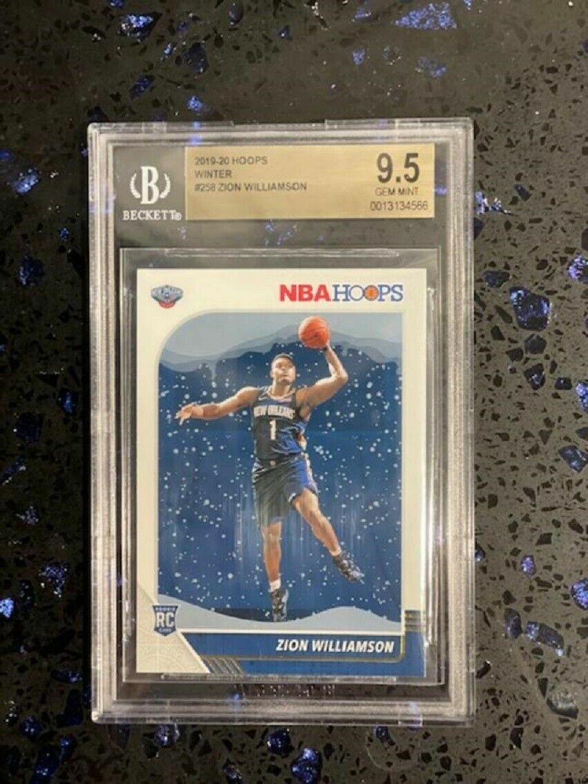 2019 Zion Williamson Rookie Hoops Winter #258 - BGS 9.5 Gem Mint 🔥