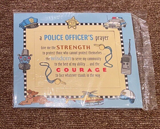 Police Officer’s Prayer Magnet Frame