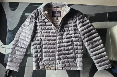 MILESTONE Lederjacke, Steppjacke MS MALIK Neu,  Grau Gr. L (52) - Bild 1 von 4