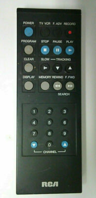 Vintage RCA TV VCR digital remote control 70526A Tested & Works