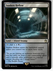 Sunken Hollow #312 Rare Universes Beyond: Doctor Who MTG