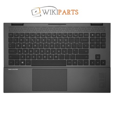 Ersatz für HP OMEN 15-EN0002NF Laptop Handauflage mit Tastatur UK Layout Neu