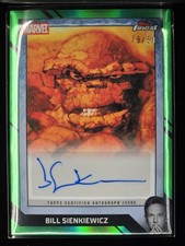 2026 Topps Finest Fantastic Four Artist AUTO Card - Bill Sienkiewicz #/99