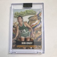 🔥🔥Wild Card Lucky Charm Bob Cousy 1/1 Basketball Card 2026