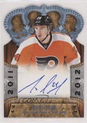 2011-12 Panini Crown Royale Royalty Signatures Matt Read #163 Rookie Auto RC k2t