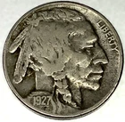 1927-P Buffalo Nickel 5C Fine (F) FULL DATE Philadelphia Actual Coin Shown -2123