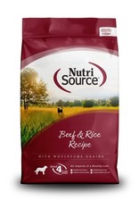 NutriSource Dog Food - Beef Rice Recipe 26Lbs