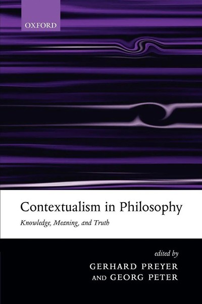 Gerhard Preyer (U. A.) | Contextualism In Philosophy | Taschenbuch | Englisch-image