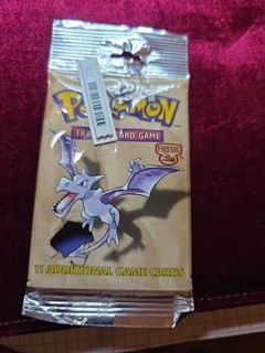 Pokémon TCG Fossil Booster Pack (Unlimited) – Sealed – Aerodactyl Artwork