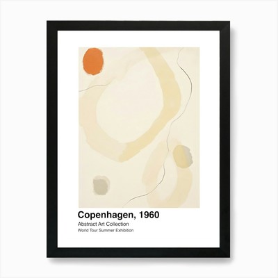 Weltreise Ausstellung, Abstrakte Kunst Gerahmtes Wandbild Poster Leinwanddruck Bild