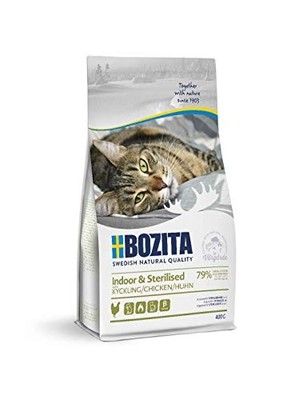 Katzentrockenfutter Bozita Indoor Sterilised Huhn 400g getreidefrei zuckerfrei