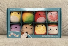   NEW   Squishmallows Mini Plush 8-Pack - Soft 5" Food Characters Collectibles