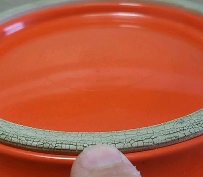 Vintage Rosti Mepal Service Mixing Bowl with Spout Orange Melamine