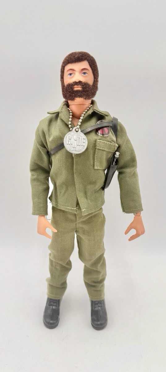 Vintage GI JOE ADVENTURE TEAM MAN OF ACTION FLOCKED HAIR BEARD