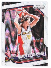 2025 Panini Prizm WNBA #34 Nancy Lieberman White Seismic Prizms