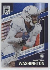 2022 Panini Donruss Elite Rookies Status Sparkle 251/275 Montrell Washington 0b3