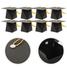 Estuche de papel con soporte para caramelos de graduación 25 piezas embalaje de temporada recuerdo