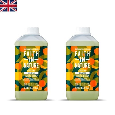 Natürliches Grapefruit & Orange Shampoo, 5L Nachfüller | Umweltfreundliche Haarpflegelösung