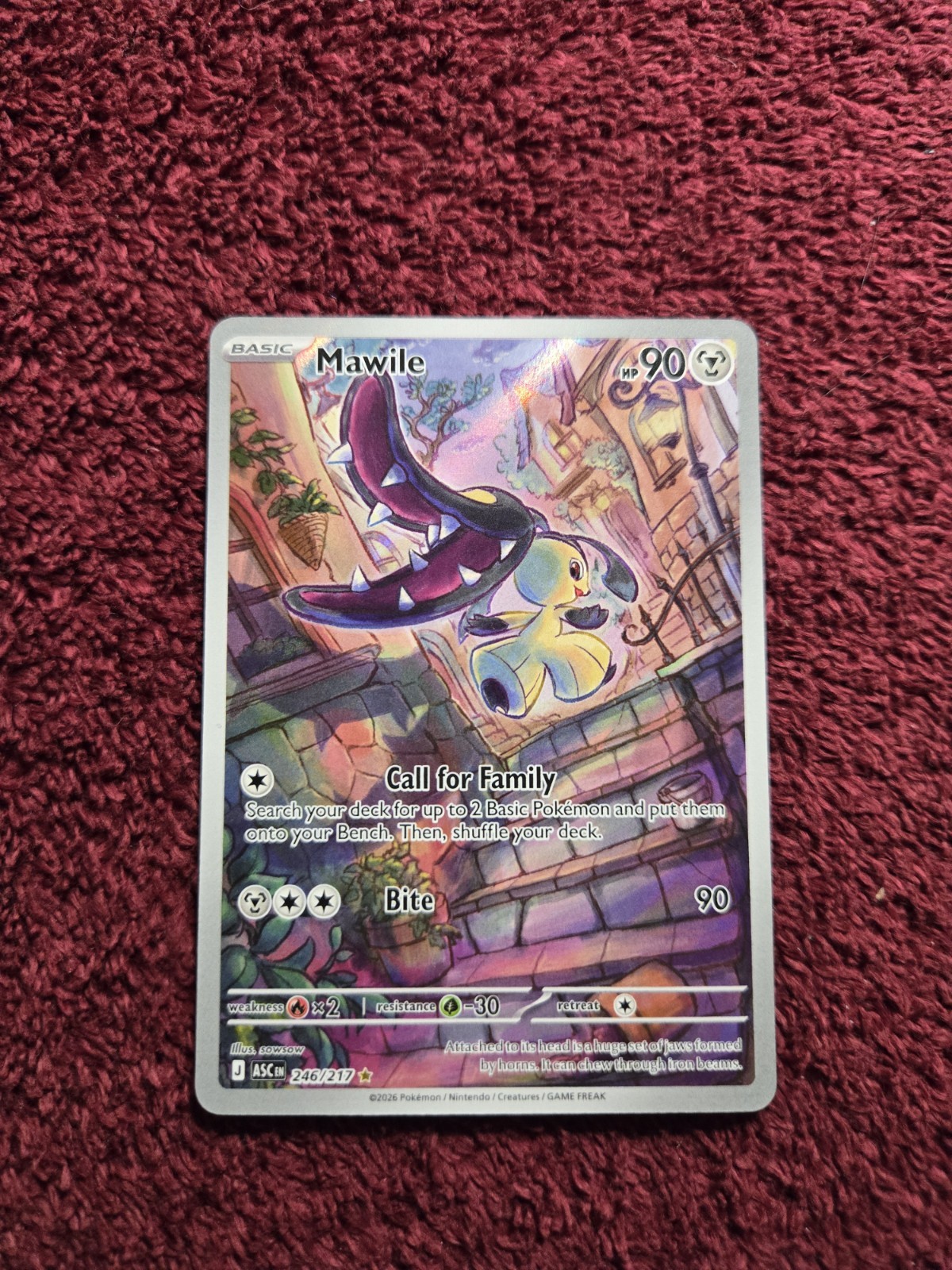 Mawile 246/217 Illustration Rare Ascended Heroes