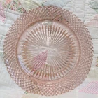 Vintage Pink Depression Glass Anchor Hocking Miss America 10" Platter Round