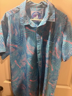 Retro Rifle Breach Button Down XL Miami Vice Colors