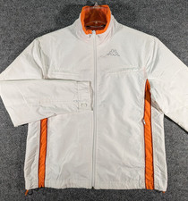 Kappa Track Jacket Womens X-Large White Orang...