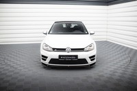 Maxton Design Frontlippe V.2 Passend FüR Vw Golf R / R-Line Mk7 Schwarz Hochglan