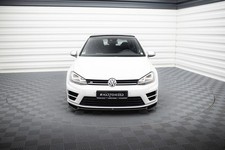 Maxton Design Frontlippe V.2 passend für VW Golf R / R-Line Mk7 schwarz Hochglan