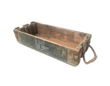 WWI / WW1 Smoke Shell Wooden Box