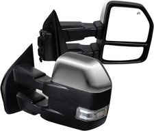 2015-20 Ford F-150 Towing Mirrors Power Heated Turn Signal Compatible Replacemen