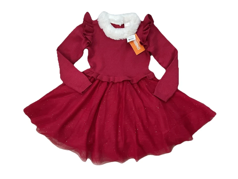 Suéter/Tul Cuello Difuso Brillante y Medias Gymboree Niñas 6/8 Nuevo con Etiquetas Foto 2 de 4