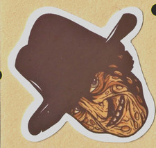NIGHTMARE on ELM STREET STICKER 13A HORROR John Wayne slasher Freddy Krueger #5