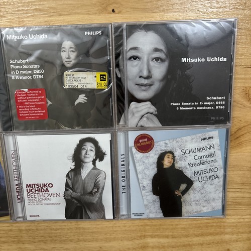 Mitsuko Uchida 6 Album Piano Philips CD Bundle Lot - New Sealed - Picture 3 of 13