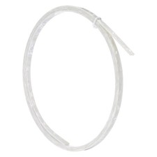 1 Pcs 1650x6x1.5mm Plastic Guitar Binding Purfling Strip, White Pearl