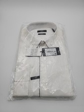 NWT Hugo Boss White Longsleeve Button Down Dress Shirt Slim Fit Size 41- US 16