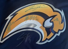 Buffalo Sabres 5 Autographed Auto Jersey Reebok Large Ryan Miller Foligno Ott +