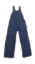 VINTAGE Sears Mens Overalls Tradewear Union Made Denim Bibs 70s - Size Men 30x30