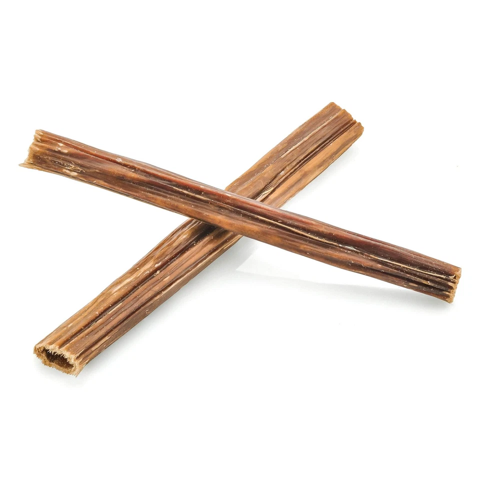 Palos de garganta de carne de res de 6 pulgadas - 12 unidades (paquete de 1) - llenos de proteínas, soporta D... Foto 3 de 4