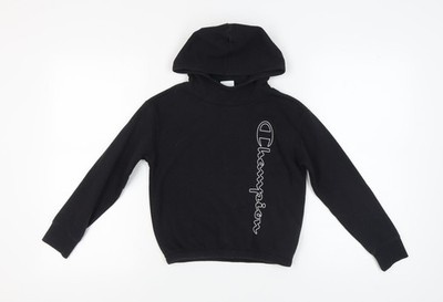 Champion Pullover Hoodie Mädchen schwarz Medium