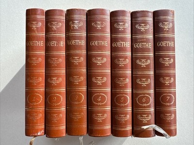 Johann Wolfgang Goethe: Gesammelte Werke in sieben Bänden - Halbleder - 1957