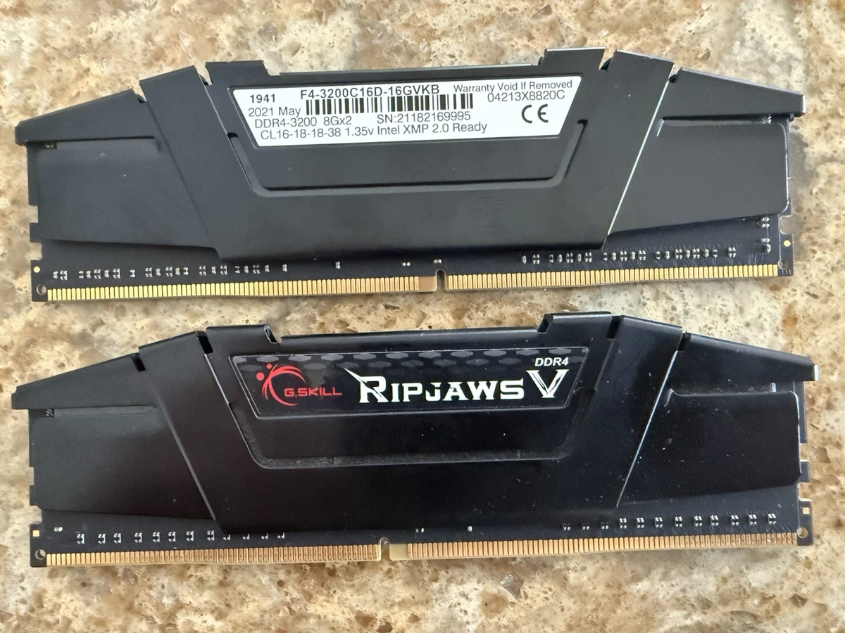 G. SKILL PC4-25600 (DDR4-3200) Bus Speed DDR4 SDRAM Memory (RAM