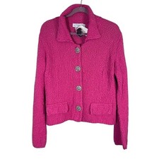 Willow Old Money Jacket Pink M Jeweled Preppy Classic Chic Coastal Feminine 80s
