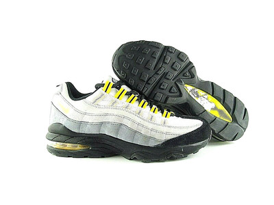 Nike Air Max 95 OG Grey Black Yellow 307565 098 US_6.5Y UK_6  EUR 39