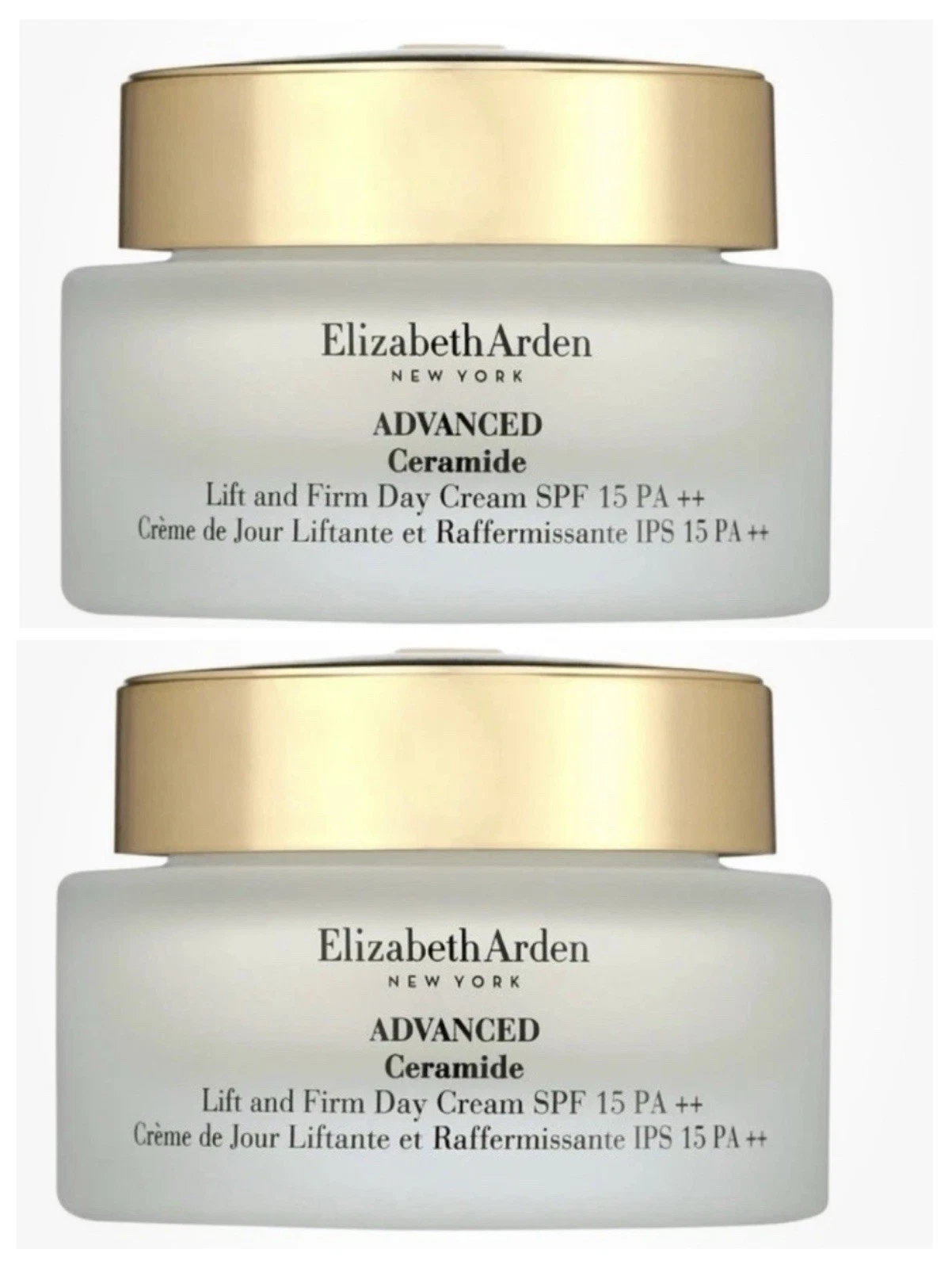 2 PACK Elizabeth Arden 1.7oz Advanced Lift and Firm Day Cream SPF 15