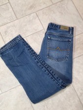 Urban Pipeline Boys 18 Reg Slim Straight Denim Jeans Wisker Faded Adjustable