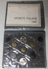 Repubblica Divisionale 1987 FDC con  500 Lire + 500 Lire Argento (  2 argenti )